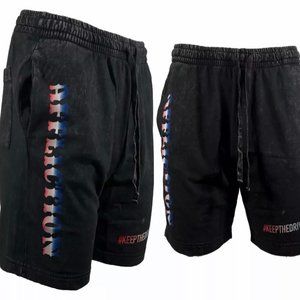 AFFLICTION KEEP THE DRIVE ALIVE Men's Sweat short